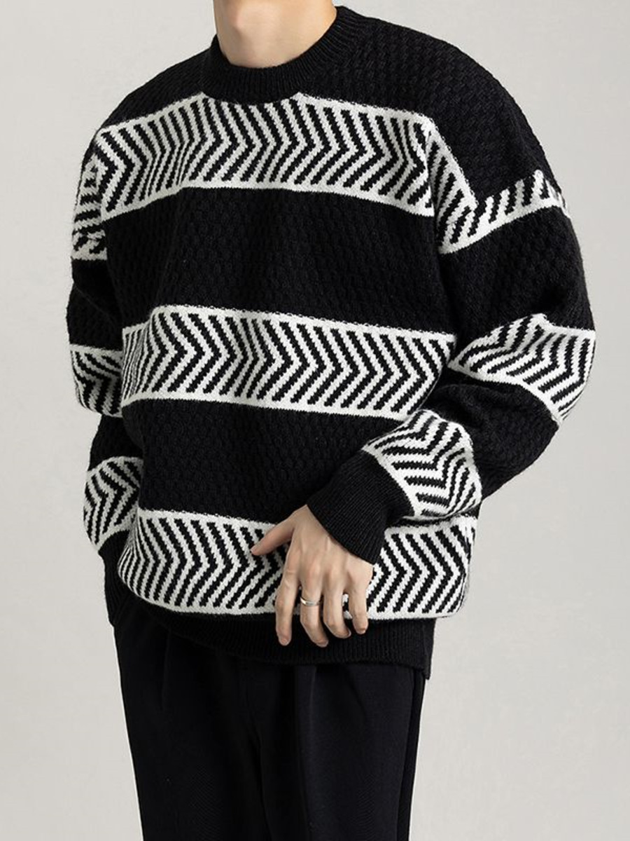 Casual หลวมลายเสื้อกันหนาว Con - Winter Clothing Hong Kong บทวิจารณ์และราคา