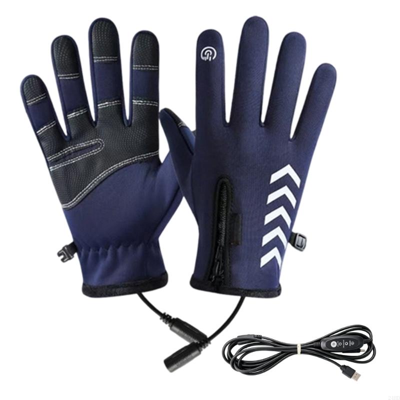 ถุงมือปั่นจักรยานไฟฟ้าฤดูหนาวแ - Heated Gloves Electric บทวิจารณ์และราคา