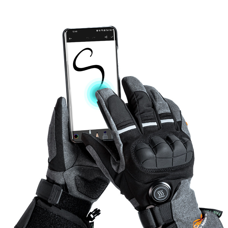 ถุงมือมอเตอร์ไซค์หนังแบบมีระบบ - Heated Gloves Electric บทวิจารณ์และราคา